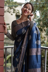 Large Zari Coin Butta Saree with Woven Zari Border in Six Rich Shades from Rust to Mustard  in Surat