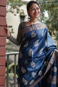 Large Zari Coin Butta Saree with Woven Zari Border in Six Rich Shades from Rust to Mustard  in Surat