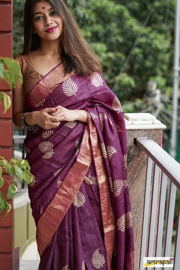 Large Zari Coin Butta Saree with Woven Zari Border in Six Rich Shades from Rust to Mustard  in Surat