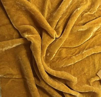 Light Gold Plush Velvet Fabric 99999 GSM – Ideal for Curtains, Sofa Covers, Cushion Covers & Dresses in Surat