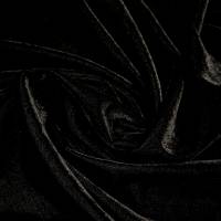 Luxury Black Viscose Velvet Fabric 8.15 Meter  in Surat