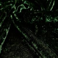 Luxury Green Solid Velvet Fabric 2 Meter for Interior Decor  in Surat