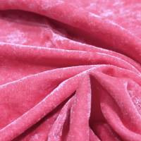 Luxury Hot Pink Viscose Velvet Fabric  in Surat