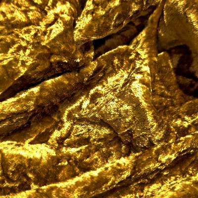 Luxury Marble Mustard Crush Velvet Fabric 6.05 Meter Manufacturers in Port Blair
