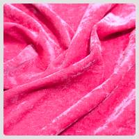 Luxury Plain Velvet Fabric Baby Pink 3 Meter for Home Decor  in Surat