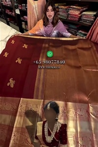 Maroon Banarasi Soft Silk Saree with Gold Zari Buttas and Wide Brocade Border  in Surat video 2