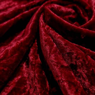 Maroon Crush Velvet Blouse Fabric Manufacturers in Haryana