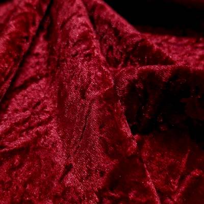 Maroon Designer Crush Velvet Craft Fabric Manufacturers in Haryana