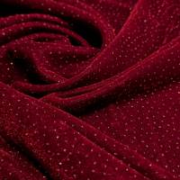 Maroon Sparkle Velvet Fabric – 1 Meter  in Surat