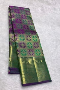 Meenakari Brocade Banarasi Soft Silk Saree with Multi-Colour Jaal in Eight Rich Shades  in Surat