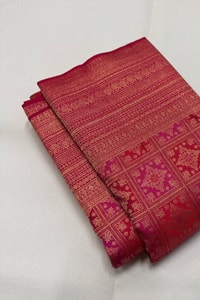 Meenakari Brocade Banarasi Soft Silk Saree with Multi-Colour Jaal in Eight Rich Shades  in Surat