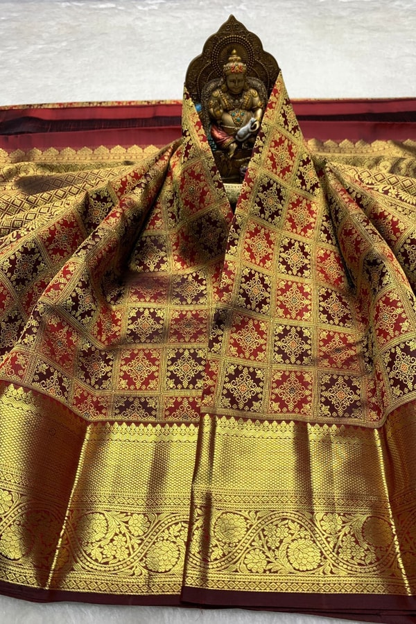 Meenakari Brocade Banarasi Soft Silk Saree with Multi-Colour Jaal in Eight Rich Shades  in Surat