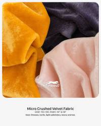 Micro Crushed Velvet Fabric GSM 150 to 180 Width 44 Inch and 58 Inch for Dresses Kurtis Scarves  in Surat