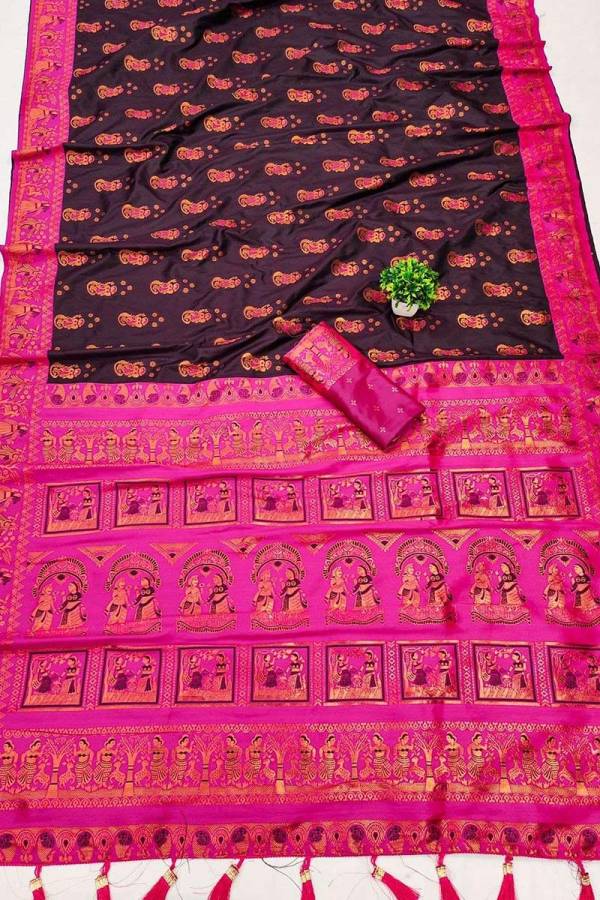 Modern Fashion Traditional Golden Threads of Tradition Timeless Elegance of Baluchari Saree  in Surat