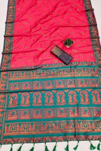 Modern Fashion Traditional Golden Threads of Tradition Timeless Elegance of Baluchari Saree in Surat