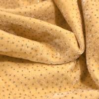 Mustard Sparkle Velvet Fabric – 2 Meter  in Surat