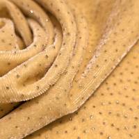 Mustard Sparkle Velvet Fabric – 3 Meter  in Surat
