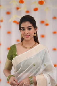 Off-White Saree with Silver Zari Contrast Border and Pallu in Green, Teal, Pink and Sky Blue  in Surat
