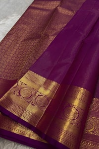 Paisley Butta Banarasi Soft Silk Saree with Wide Gold Zari Border in Four Jewel Tones  in Surat
