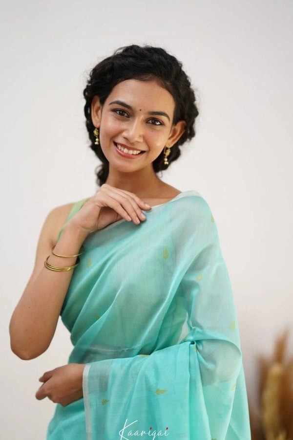 Pastel Linen-Look Soft Cotton Saree with Woven Buttis and Jacquard Border in Seven Shades  in Surat