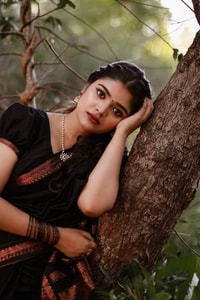 Plain Black Banarasi Soft Silk Saree with Rust Copper Zari Woven Border and Pallu  in Surat
