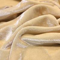 Plain Gold Velvet Fabric 0.80 Meter for Home Decor Use  in Surat