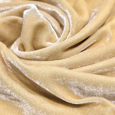 Plain Gold Velvet Fabric 2 Meter for Home Decor Use Manufacturers in Varanasi