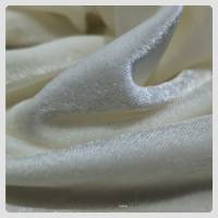 Premium Beige Plain Viscose Velvet Fabric 8.15 Meter  in Surat