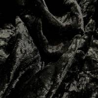Premium Black Marble Crush Velvet Fabric 2 Meter  in Surat