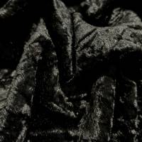 Premium Black Marble Crush Velvet Fabric 7.45 Meter  in Surat