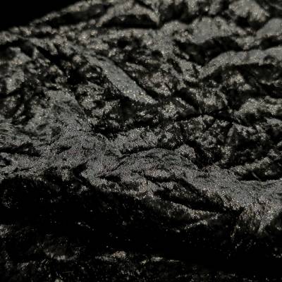 Premium Black Marble Crush Velvet Fabric 7.65 Meter in Surat