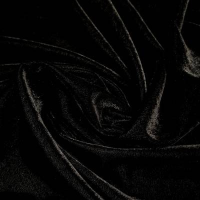 Premium Black Velvet Dress Material Fabric 6.65 Meter in Surat