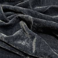 Premium Charcoal grey Plain Viscose Velvet Fabric 5.85 Meter  in Surat