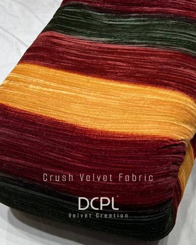 Premium Crush Velvet Fabric – Soft, Shiny, and Elegant Material for Upholstery, Curtains & Fashion in Surat