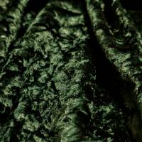 Premium Dark Green Marble Crush Velvet Fabric 0.80 Meter  in Surat