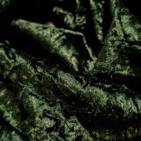 Premium Dark Green Marble Crush Velvet Fabric 2 Meter  in Surat