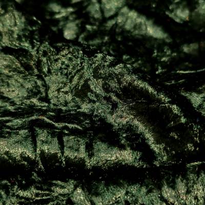 Premium Dark Green Marble Crush Velvet Fabric 3 Meter in Surat