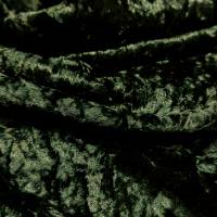 Premium Dark Green Marble Crush Velvet Fabric 5.85 Meter  in Surat