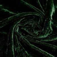Premium Dark Green Plain Viscose Velvet Fabric 6.45 Meter  in Surat