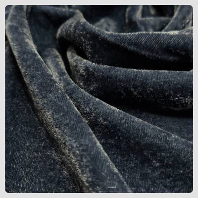 Premium Gray Dress Velvet Fabric 8.15 Meter in Surat