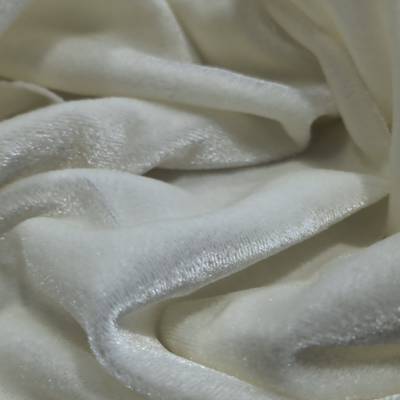 Premium Ivory cream Plain Viscose Velvet Fabric 7.65 Meter Manufacturers in Bangladesh