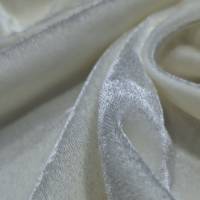 Premium Ivory creame Plain Viscose Velvet Fabric 8.15 Meter  in Surat