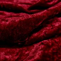 Premium Maroon Crush Velvet Fabric 7.65 Meter  in Surat