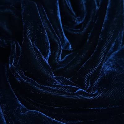 Premium Navy Blue Viscose Velvet Fabric 6.25 Meter Manufacturers in Bangladesh