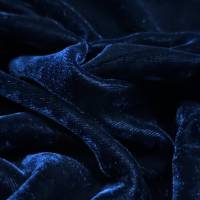 Premium Navy Blue Viscose Velvet Fabric 7.45 Meter  in Surat
