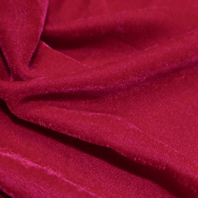 Premium Rani Pink Viscose Velvet Fabric 7.05 Meter (4XL in Surat