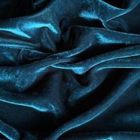 Premium Teal Viscose Velvet Fabric 6.85 Meter  in Surat