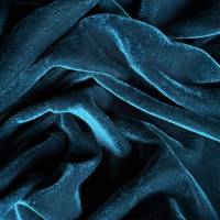 Premium Teal Viscose Velvet Fabric 7.25 Meter  in Surat