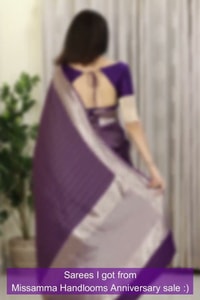 Purple Banarasi Soft Silk Saree with Silver Zari Stripes and Peepal Leaf Motif Pallu  in Surat video 1