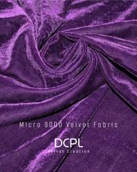 Purple Soft Smooth 9000 GSM Velvet Fabric Plain Solid Material for Curtains, Cushions and Gowns  in Surat